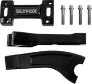 SLYFOX Handlebar Riser Kit - Pullback - 1-1/8" Clamping - 6" Rise - Black SF-1004-06-B