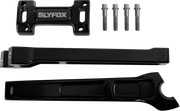 SLYFOX Handlebar Riser Kit - Straight - 1" Clamping - 10" Rise - Black SF-1001-10-B