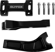 SLYFOX Handlebar Riser Kit - Pullback - 1" Clamping - 6" Rise - Black SF-1002-06-B