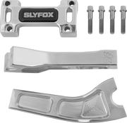 SLYFOX Handlebar Riser Kit - Pullback - 1" Clamping - 6" Rise - Raw SF-1002-06-R