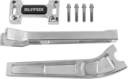 SLYFOX Handlebar Riser Kit - Pullback - 1" Clamping - 10" Rise - Raw SF-1002-10-R