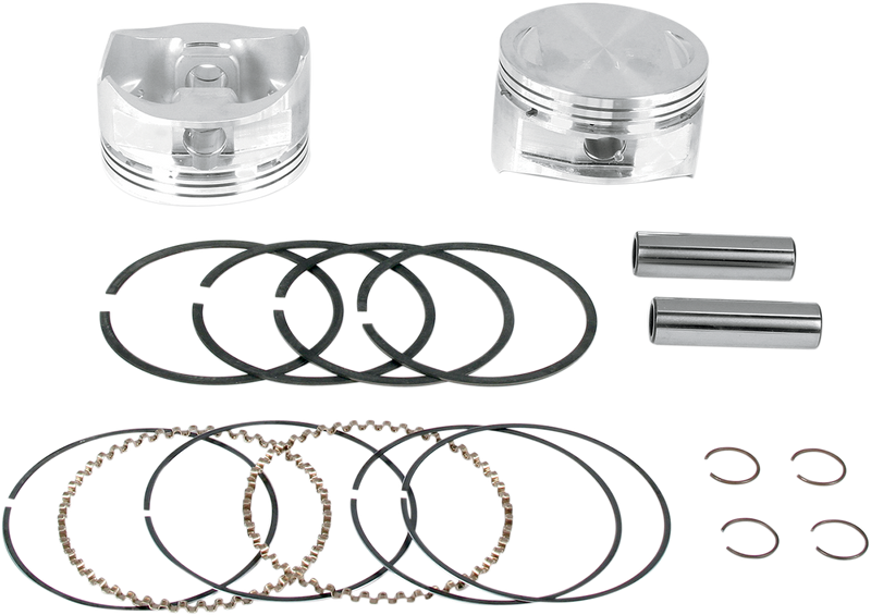S&S CYCLE Piston Kit - for 100" & 107" Super Sidewinder - 4.0" - +.010