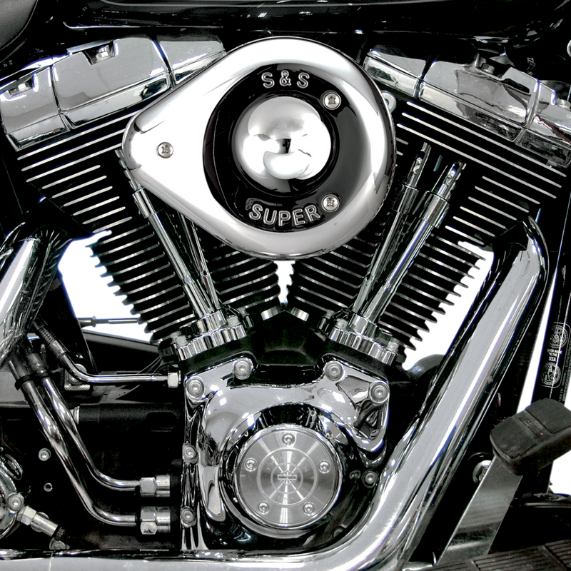 S&S CYCLE Teardrop Air Cleaner Kit - Chrome