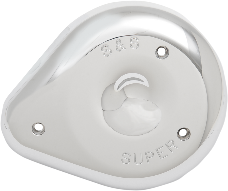 S&S CYCLE Teardrop Air Cleaner Cover - Chrome