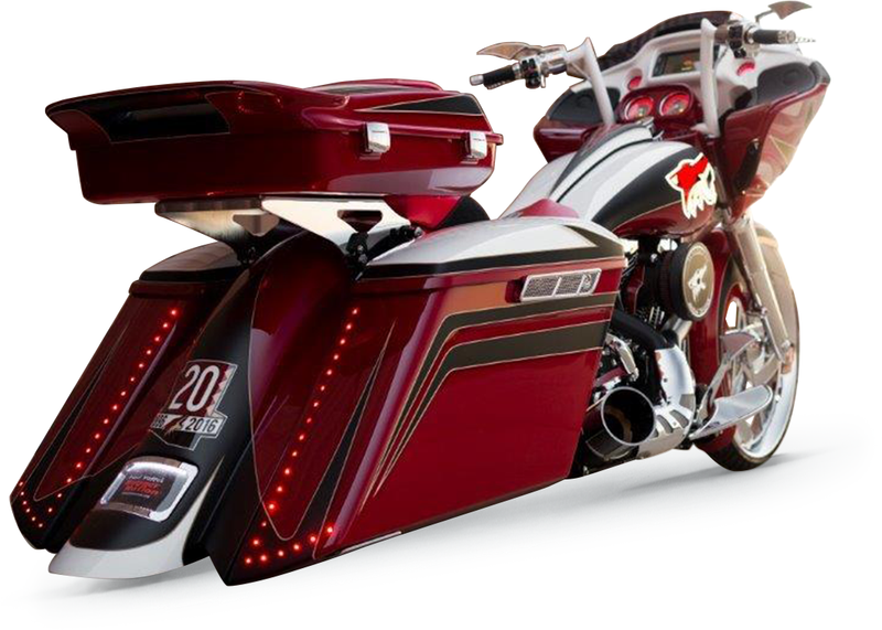 PAUL YAFFE BAGGER NATION Super Bright LED Lights - Red PYO:SBR