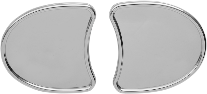 DRAG SPECIALTIES Replacement Fairing Mount Half-Moon Mirror Set - Chrome