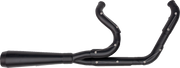 TRASK 2-into-1 Assault Exhaust System - Full Black on Black TM-5300BKBK