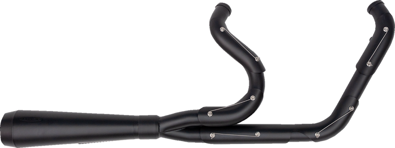 TRASK 2-into-1 Assault Exhaust System - Full Black on Black TM-5300BKBK