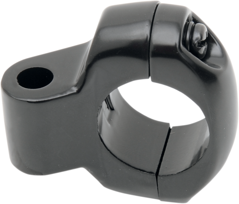 DRAG SPECIALTIES Miller's Two-Piece Mirror Clamp - Black