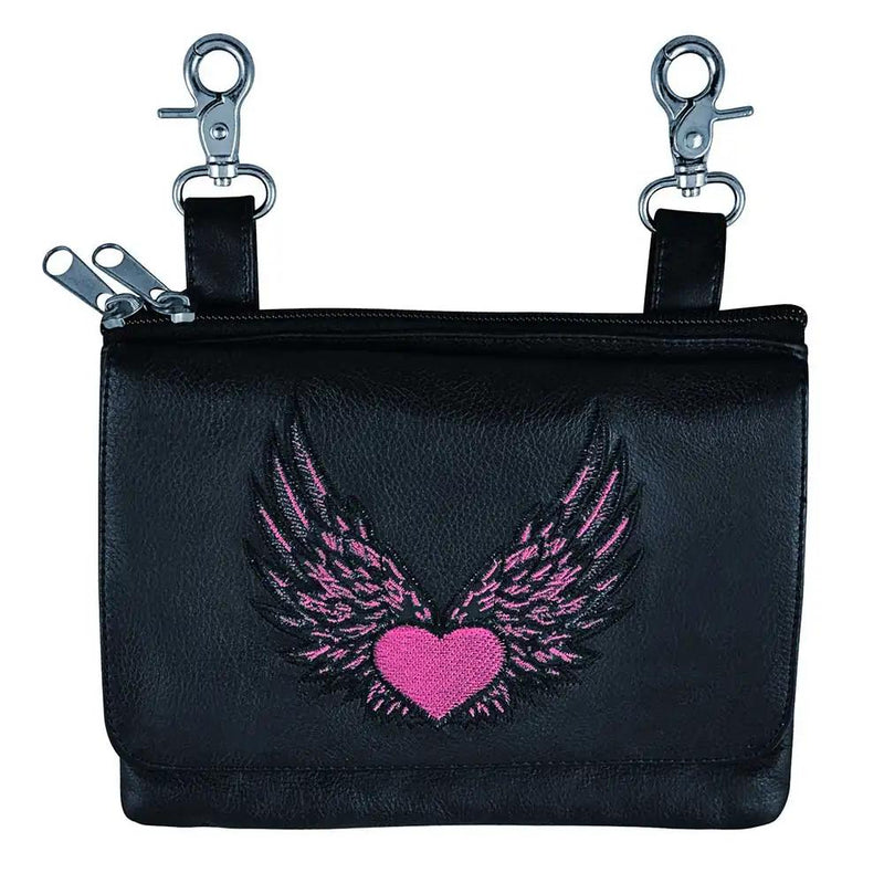 Ladies Clip on Bag with Luxurious Cowhide Leather