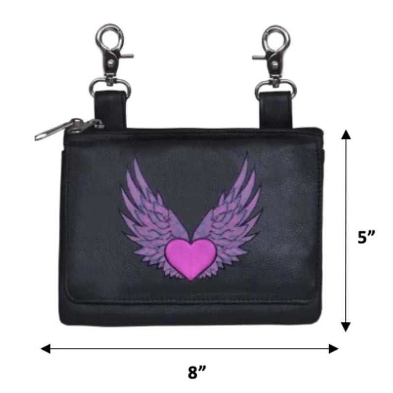 Ladies Clip on Bag with Luxurious Cowhide Leather