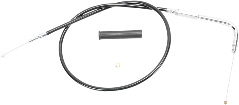 DRAG SPECIALTIES Black Vinyl Throttle Cable - 28-1/2"