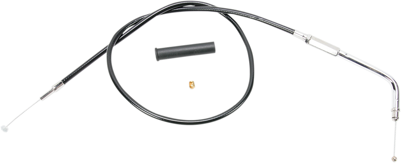 DRAG SPECIALTIES Black Vinyl Throttle Cable - 32-1/2"