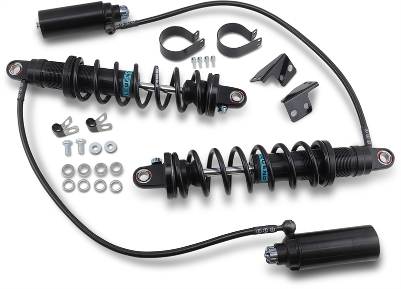 LEGEND SUSPENSION REVO ARC Remote Reservoir Shocks for 1999-2008 Touring