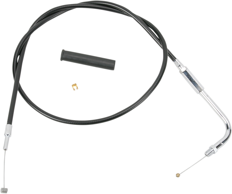 DRAG SPECIALTIES Black Vinyl Throttle Cable - 32-1/2"
