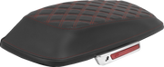SADDLEMEN Saddlebag Lid Covers - Lattice - Touring '14-'25 - Red