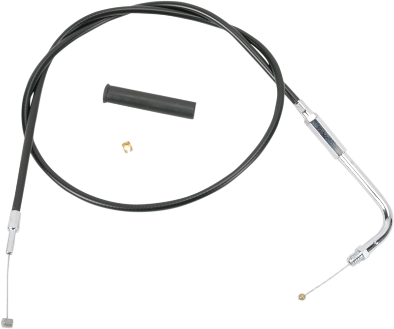 DRAG SPECIALTIES Black Vinyl Throttle Cable - 36-1/2"