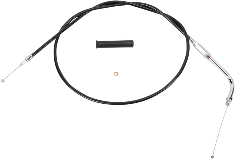 DRAG SPECIALTIES Black Vinyl Throttle Cable - 32-1/2"