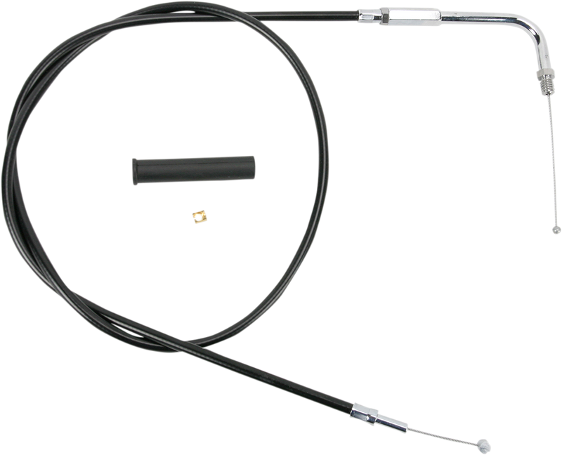 DRAG SPECIALTIES Black Vinyl Throttle Cable - 44"