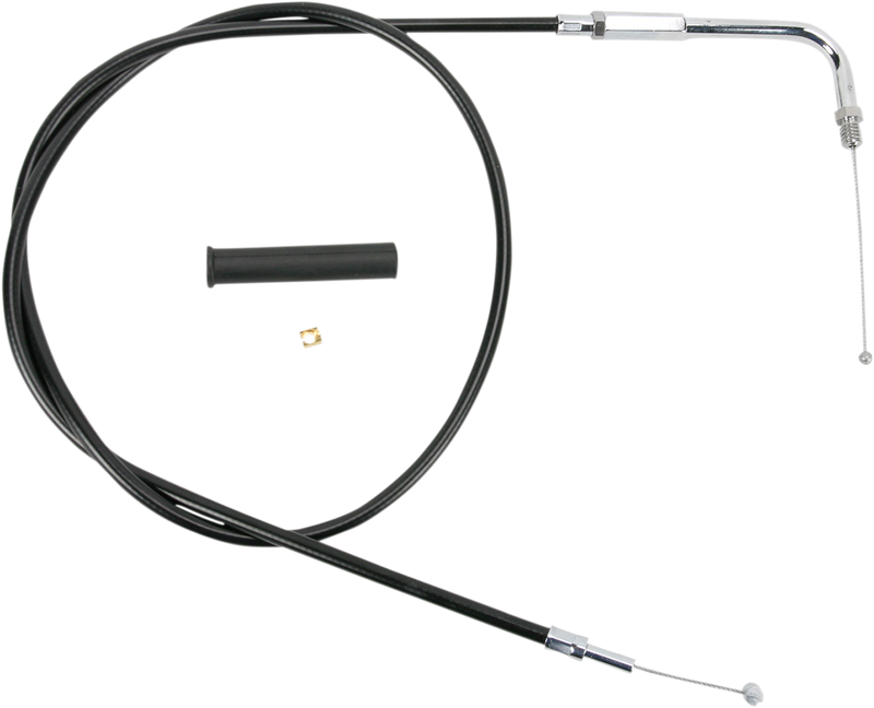 DRAG SPECIALTIES Black Vinyl Throttle Cable - 48"