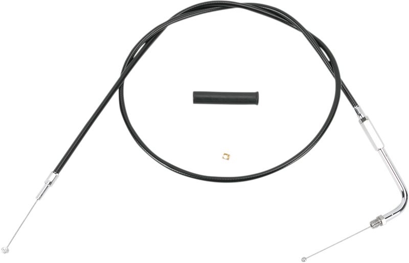 DRAG SPECIALTIES Black Vinyl Throttle Cable - 42"