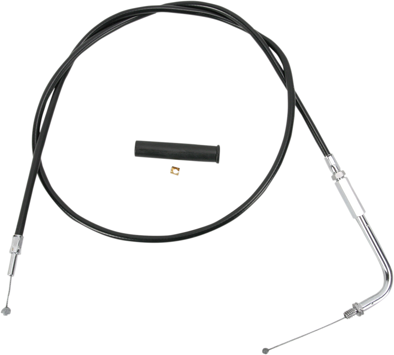 DRAG SPECIALTIES Black Vinyl Throttle Cable - 39-1/2"