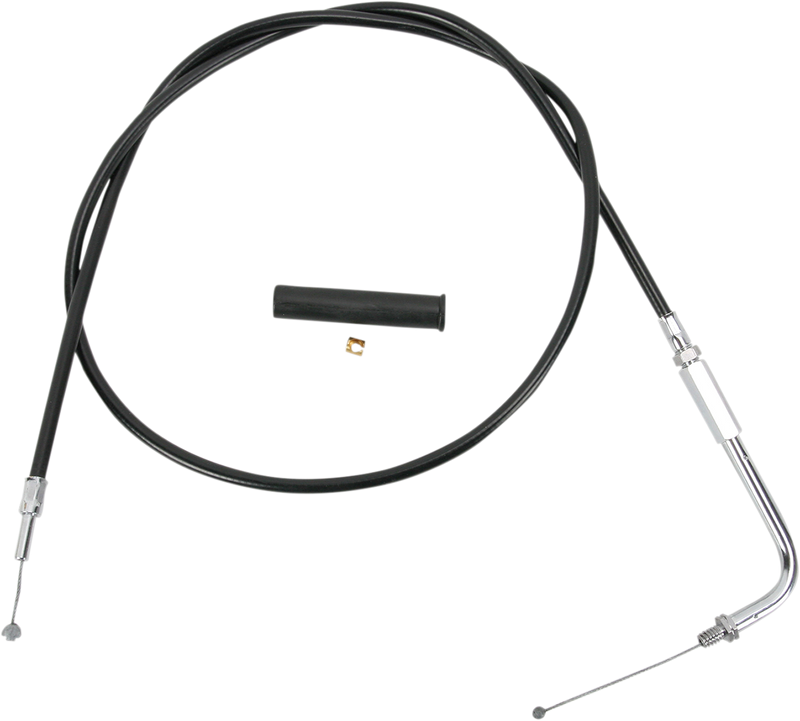 DRAG SPECIALTIES Black Vinyl Throttle Cable - 38"