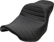 SLYFOX Chariot Seat - Black Classic Stitch - Black Logo - FLH/FLT '23.5-'26 4729A