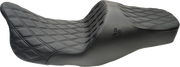 SLYFOX Chariot Seat - Black Double Diamond Stitch - Black Logo - FLH/FLT '23.5-'26 4729C