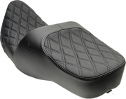 SLYFOX Chariot Seat - Black Double Diamond Stitch - Black Logo - FLH/FLT '23.5-'26 4729C