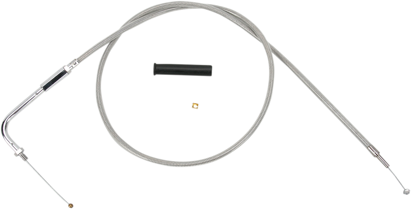 DRAG SPECIALTIES Stainless Braided Throttle Cable - 39-1/2"