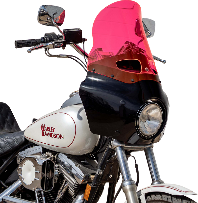 KLOCK WERKS Ice Flare® Windshield - 15" - Pink Ice - Road Warrior Fairing KWW-06-0614
