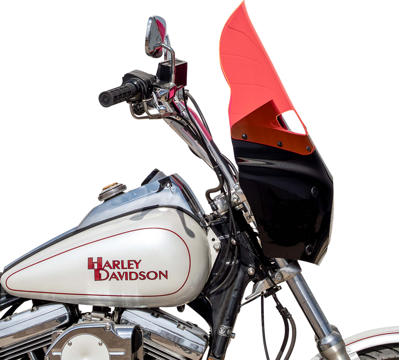 KLOCK WERKS Ice Flare® Windshield - 15" - Pink Ice - Road Warrior Fairing KWW-06-0614