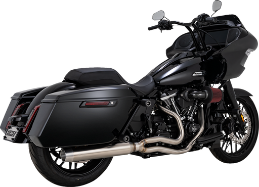 VANCE & HINES 2-into-1 Gaslighter Exhaust System without Heat Shields - M8 Touring - Brushed 27347