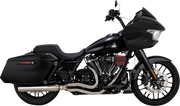 VANCE & HINES 2-into-1 Gaslighter Exhaust System without Heat Shields - M8 Touring - Brushed 27347