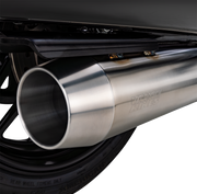 VANCE & HINES 2-into-1 Gaslighter Exhaust System without Heat Shields - M8 Touring - Brushed 27347