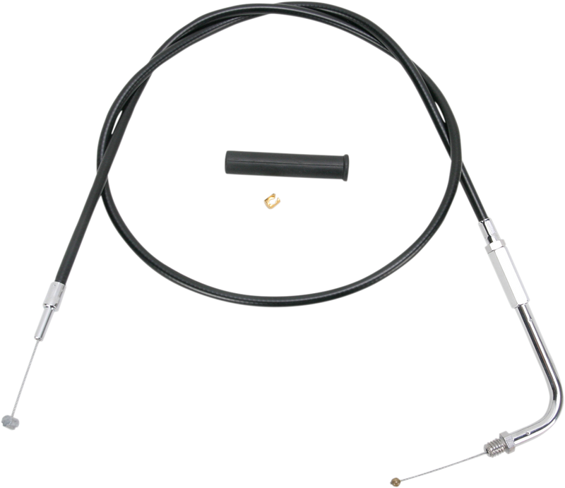 DRAG SPECIALTIES Black Vinyl Throttle Cable - 36"