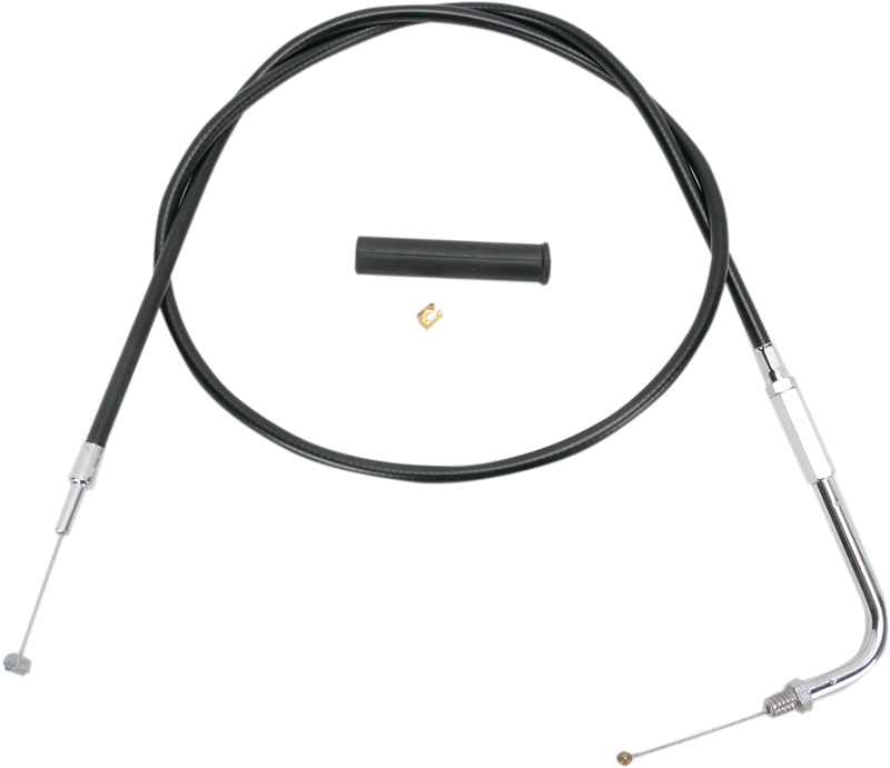 DRAG SPECIALTIES Black Vinyl Throttle Cable - 44"