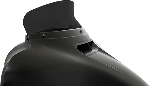 MEMPHIS SHADES Spoiler Windshield - 4-1/2" - Dark Black Smoke - FLH MEP84610