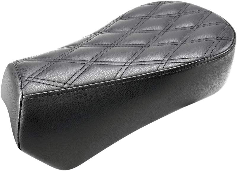 SADDLEMEN Renegade Pillion Pad - Lattice Stitched - Black - Scout Bobber/Rogue '18-'24
