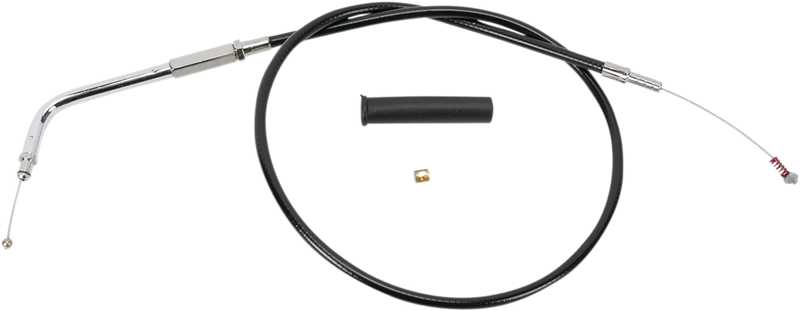 DRAG SPECIALTIES Black Vinyl Idle Cable - 32-3/4"