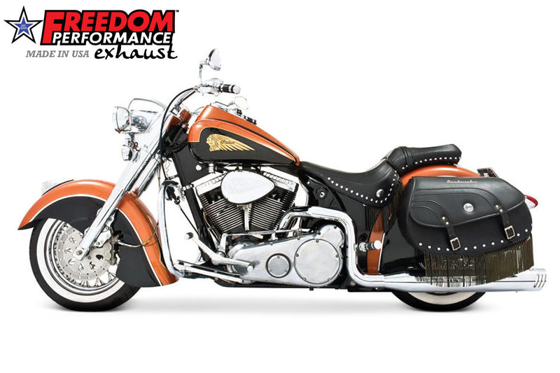 FREEDOM EXHAUST INDIAN KING MOUNTAIN 5 STEPPED COMPLETE RACING TRUE-DUAL 2009-2013