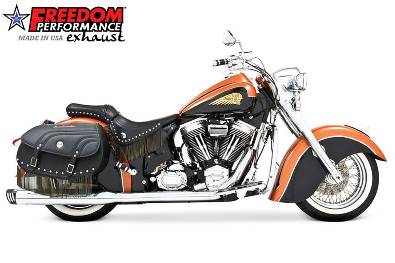 FREEDOM EXHAUST INDIAN KING MOUNTAIN 5 STEPPED COMPLETE RACING TRUE-DUAL 2009-2013