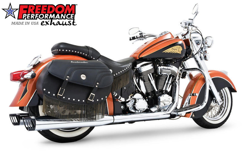FREEDOM EXHAUST INDIAN KING MOUNTAIN 5 STEPPED COMPLETE RACING TRUE-DUAL 2009-2013