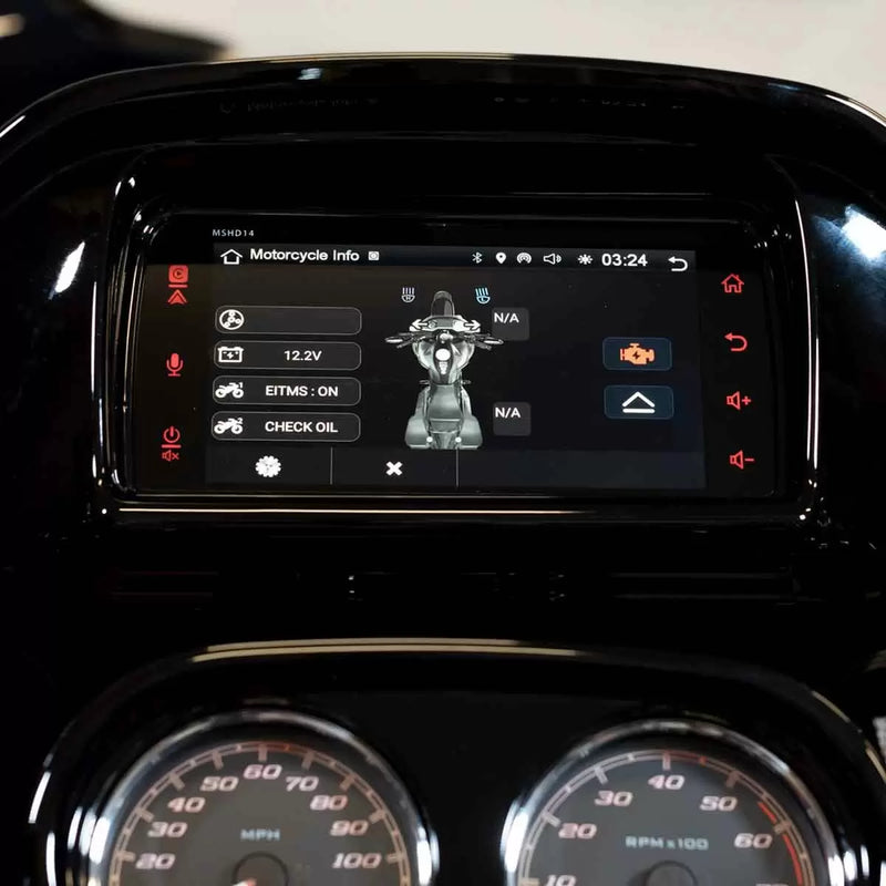 DIAMOND AUDIO 2014-2023 Harley Davidson® Head Unit for Touring Motorcycles MSHD14