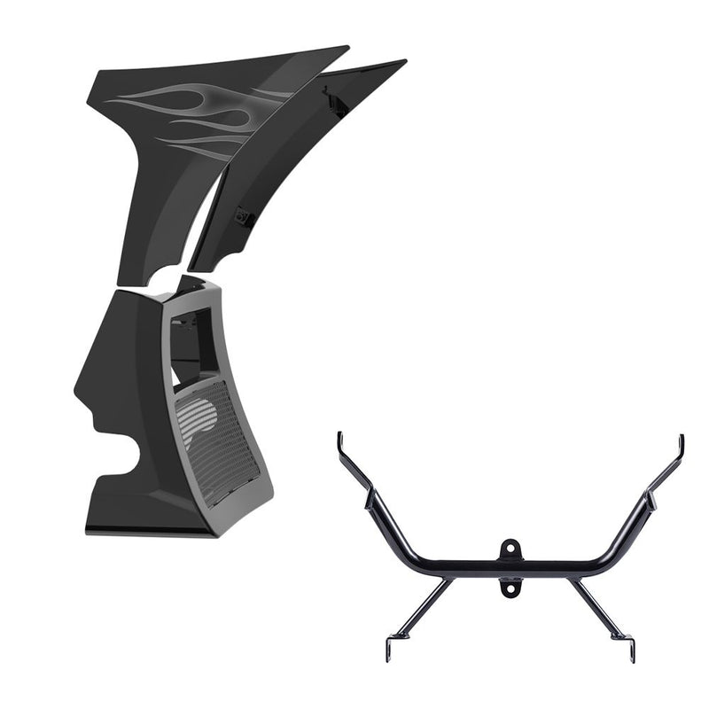 Advanblack Fairing  Spoiler Kit with Support Bracket for '23.5-'26 Harley Road Glide