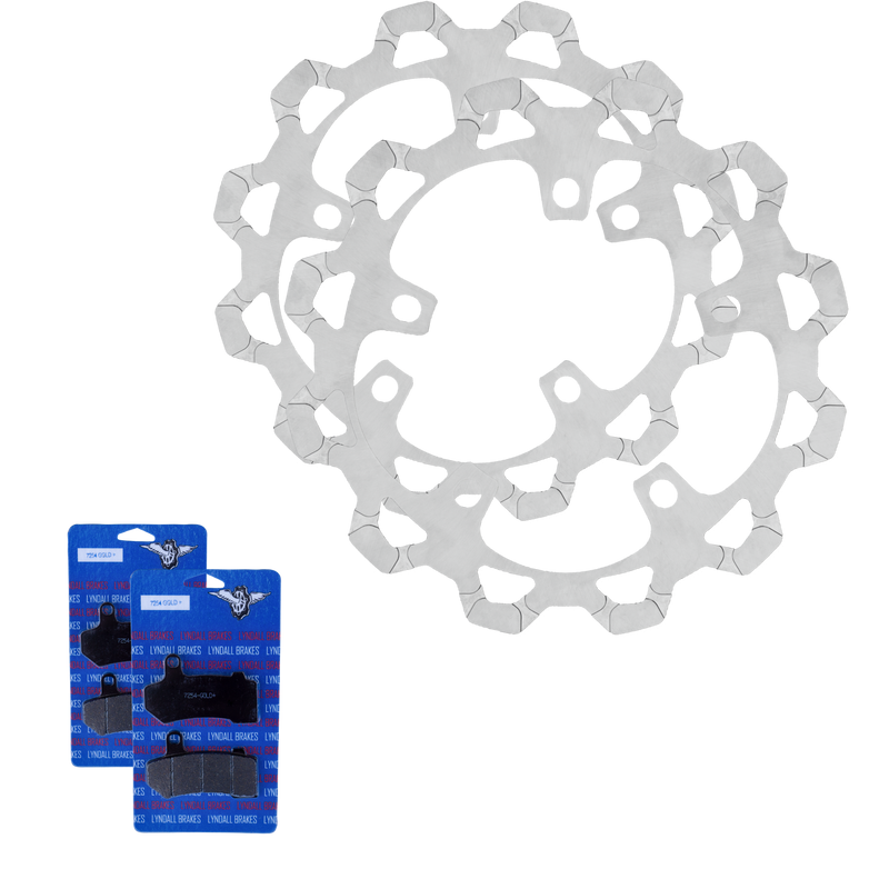 Lyndall Brakes - 24' Non-CVO Touring Front Rotor Kit