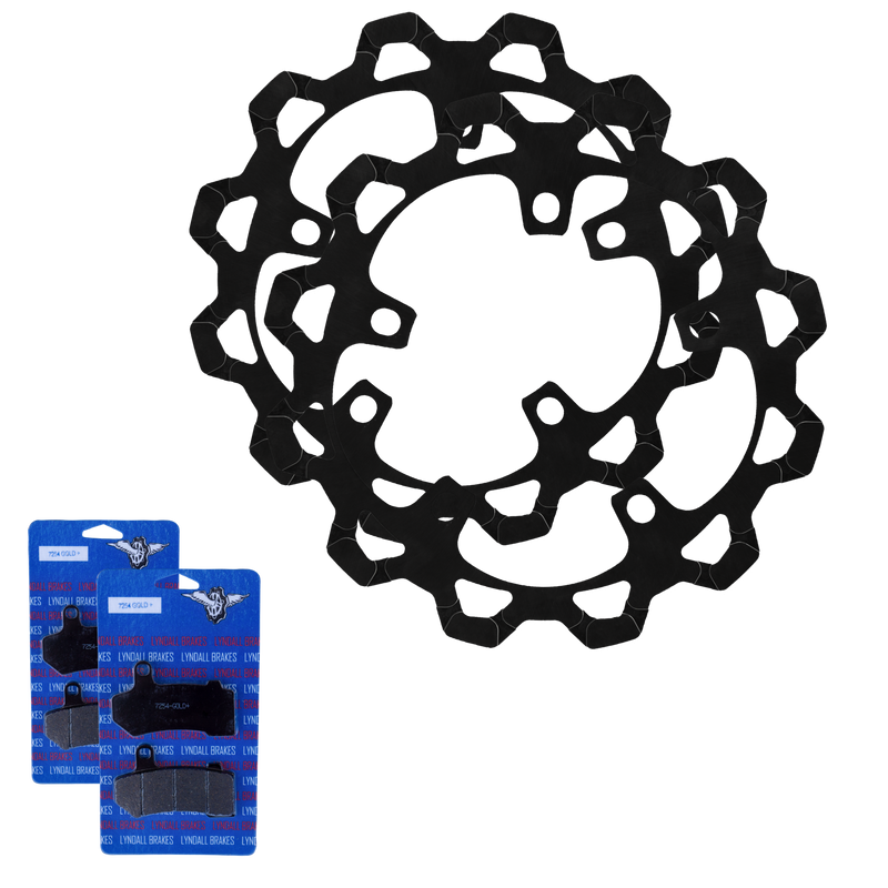 Lyndall Brakes - 24' Non-CVO Touring Front Rotor Kit