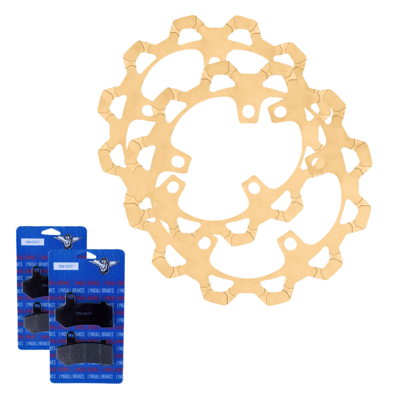 Lyndall Brakes - 24' Non-CVO Touring Front Rotor Kit