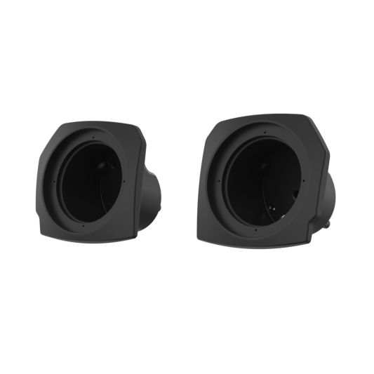 ADVANBLACK 6.5" Speaker Pods for 23.5 Up Harley Touring Models - Unpainted